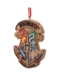 HARRY POTTER HOGWARTS CREST HANGING ORNAMENT - immagine 4