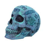BLUE TATTOO SKULL MONEY BOX - immagine 6