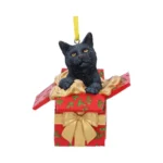 CAT PRESENT HANGING ORNAMENT - immagine 5