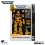 WARHAMMER 40000 INTERCESSOR SERGEANT IMPERIAL FIST GOLD LABEL ACTION FIGURE - immagine 6