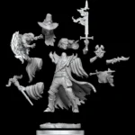 D&D FRAMEWORKS-HUMAN WARLOCK MALE