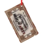 HARRY POTTER HOGWARTS TICKET HANGING ORNAMENT - immagine 7