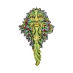 TREE SPIRIT GREEN MAN WINTERS WATCH WALL HANGING WALL MOUNTED