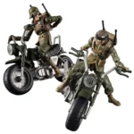 MS GUNDAM ZEON SOLDIER + MOTROCYCLE SET - immagine 5