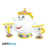 DISNEY BEAUTY & THE BEAST MRS POTTS & CHIP TEAPOT SET - immagine 8