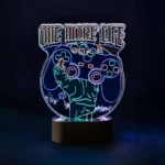 GAMERATION ONE MORE LIFE DESK LED LAMP - immagine 6