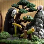 SPIRITED AWAY BONSAI WATER GARDEN NO-FACE DIORAMA STATUE - immagine 5