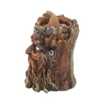 GREEN MAN TREE SPIRIT AGED OAK BACKFLOW INCENSE BURNER - immagine 7