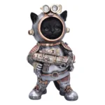 CAT-TACK SPACE STEAMPUNK FIGURINE - immagine 5