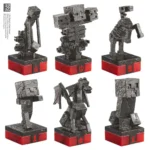 MINECRAFT OVERWORLD HEROES VS HOSTILE MOBS CHESS SET - immagine 4