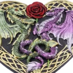 DRAGON LOVE HEART INCENSE BURNER - immagine 5