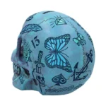 BLUE TATTOO SKULL MONEY BOX - immagine 7