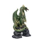 DRAGON FIGURINE GREEN METALLIC HARANU - immagine 8