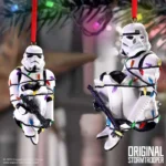 STORMTROOPER IN FAIRY LIGHTS DECORATIVE HANGING ORNAMENT - immagine 5