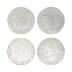 ST-STARFLEET DIVISION MEDALLIONS SILVER - immagine 2
