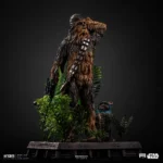 STAR WARS CHEWBACCA AND TOKKAT 1/10 STATUE - immagine 6