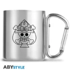 ONE PIECE ACE & SKULL MUG CARABINER - immagine 5