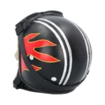 SKULL WITH HAT HELL FIRE BIKER HELMET - immagine 6
