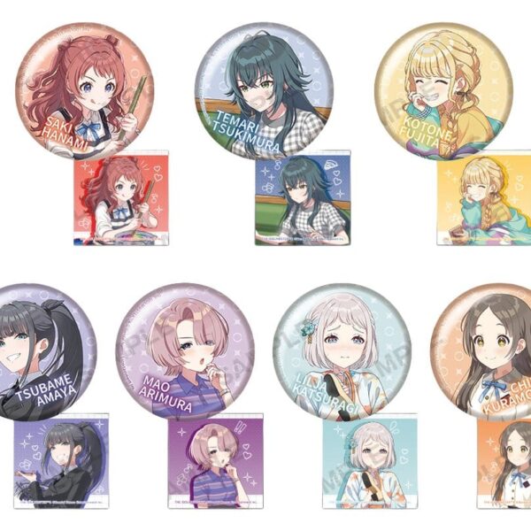 The Idolmaster Gakuen Idolmaster Can Badge vol.3 Display Box (8) 5 cm