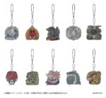 Monster Hunter Wilds Metal Keychain Monster icon Vol. 2 Blind Box Assortment (10)