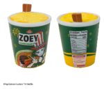 KPop Demon Hunters Squishy Anti Stress Figure Zoey Hamburger Noodles - immagine 2