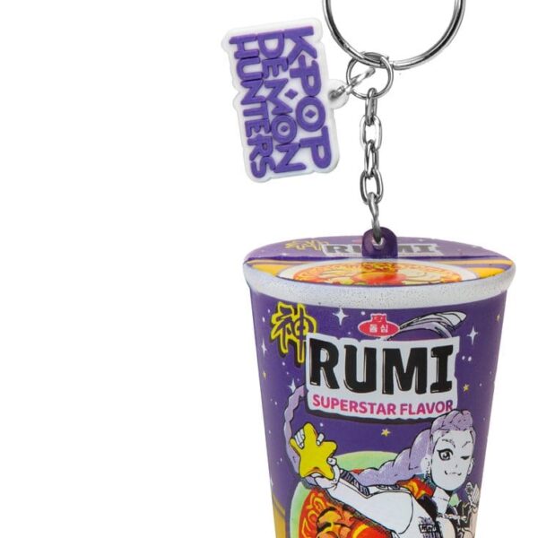 KPop Demon Hunters Squishy Keychain Rumi Superstar Flavor Noodles