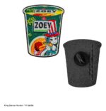 KPop Demon Hunters Pin Zoey Hamburger Noodles - immagine 2