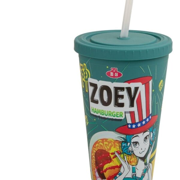 KPop Demon Hunters Tumbler Zoey Hamburger