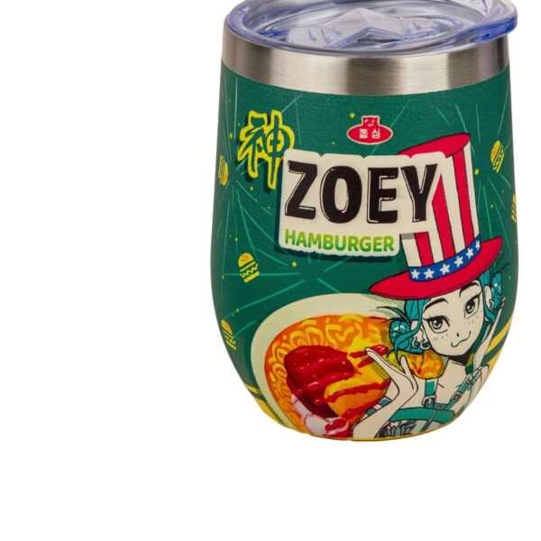 KPop Demon Hunters Travel Mug Zoey Hamburger