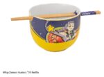 KPop Demon Hunters Ramen Bowl with Chopsticks Rumi Superstar Flavor