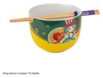 KPop Demon Hunters Ramen Bowl with Chopsticks Zoey Hamburger