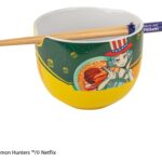 KPop Demon Hunters Ramen Bowl with Chopsticks Zoey Hamburger