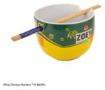 KPop Demon Hunters Ramen Bowl with Chopsticks Zoey Hamburger - immagine 3