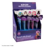 KPop Demon Hunters Pencil & Eraser Series 1 Display (30)