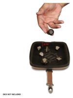 Enhance Board Game Dice Bag Designer Edition Tan - immagine 4