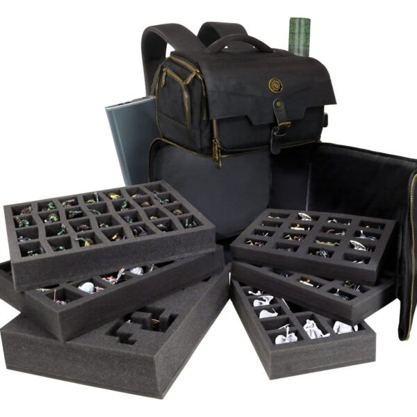 Enhance Miniature Painting Storage Backpack Black