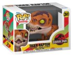 Jurassic Park POP! Movies Vinyl Figure Tiger Raptor 9 cm - immagine 2