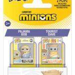Minions Bitty POP! Vinyl Figures 2-Pack Pajama Bob & Tourist Dave 2 cm
