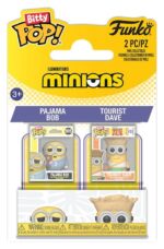 Minions Bitty POP! Vinyl Figures 2-Pack Pajama Bob & Tourist Dave 2 cm