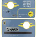 Fallout Replica Security Keycard Vault 111 Limited Edition 11 cm