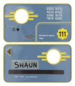 Fallout Replica Security Keycard Vault 111 Limited Edition 11 cm