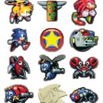 Sonic The Hedgehog Mystery Pin Badges Blind Box Display (12)