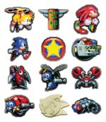 Sonic The Hedgehog Mystery Pin Badges Blind Box Display (12)