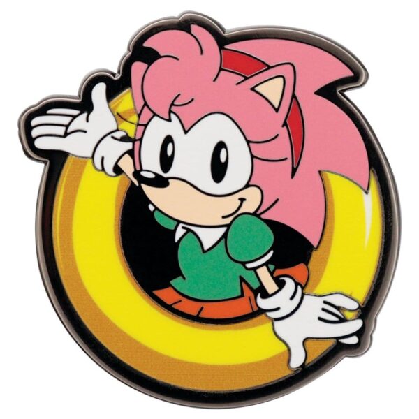 Sonic The Hedgehog Pin Badge Amy