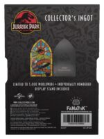 Jurassic Park Ingot Stained Glass Style Metal 11 cm - immagine 4