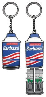 Jurassic Park Keychain Sliding Barbasol Can - immagine 3