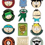 South Park Mystery Pin Badges Display (12)