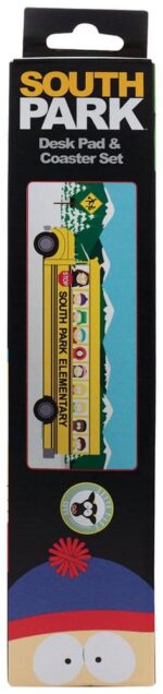 South Park Desk Pad & Coaster Set Elementary School Bus - immagine 4