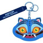KPop Demon Hunters Silicone Keychain Derpy Tiger
