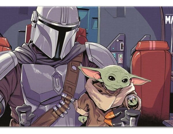 Star Wars The Mandalorian XL Mouse Mat The Child 80 x 35 cm
